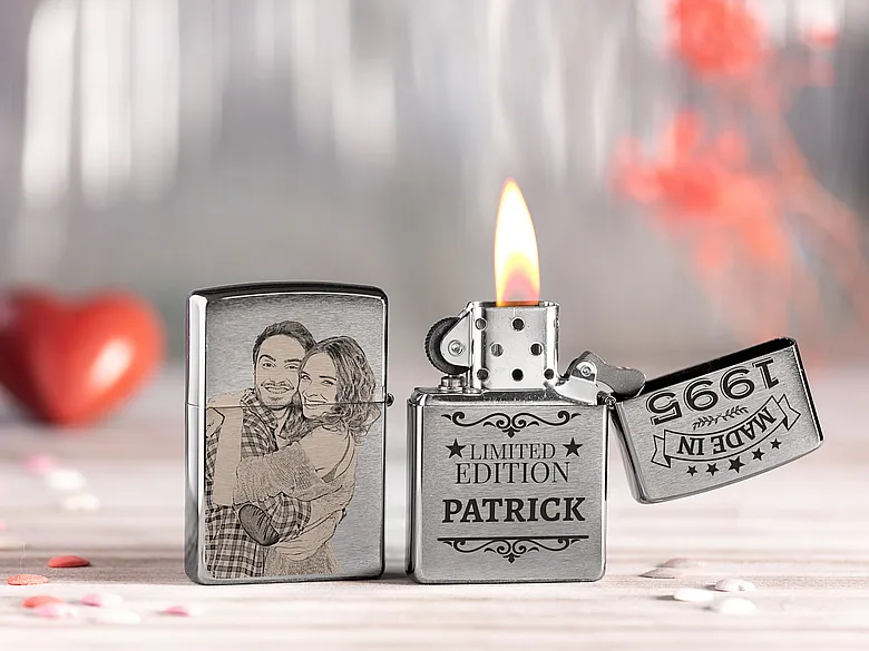 Zippo Feuerzeug mit Fotogravur