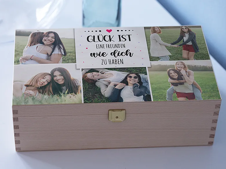 Geschenkbox mit Foto