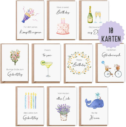 Grußkarten "Geburtstag"