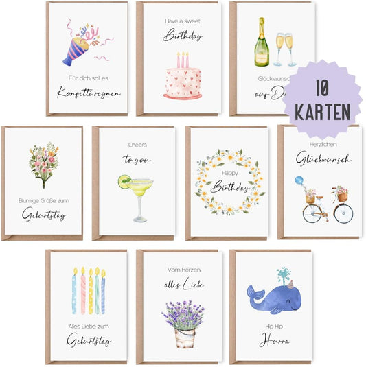 Grußkarten "Geburtstag"