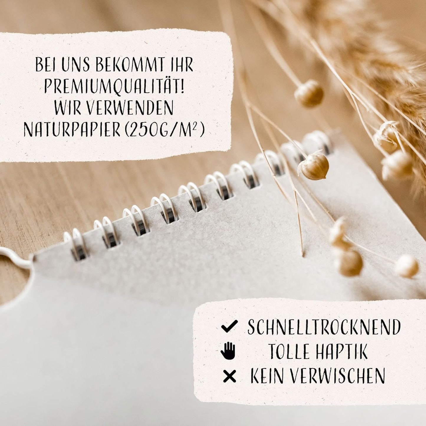 Bastelkalender A4+ ohne Jahr, immerwährend [Braun]