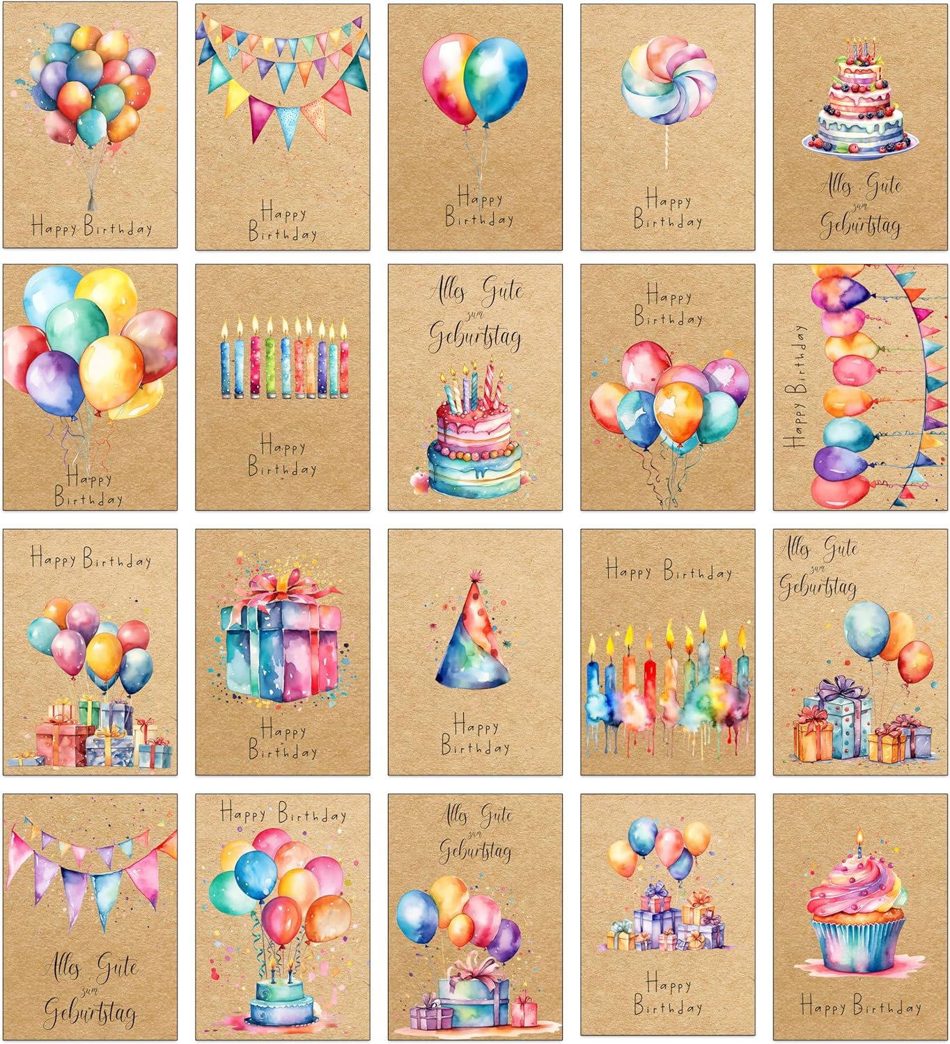 Grußkarten "Geburtstag"