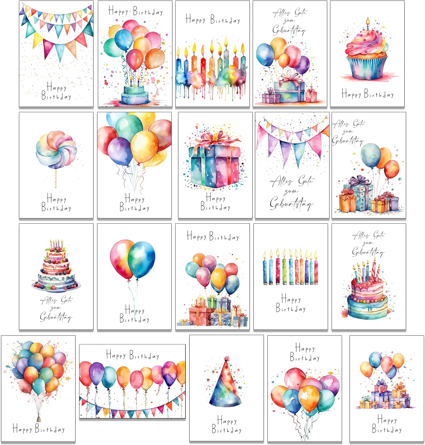 Grußkarten "Geburtstag"