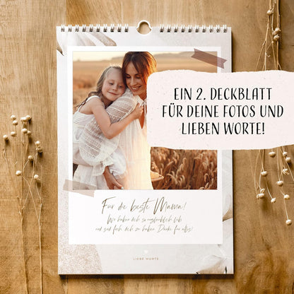 Bastelkalender A4+ ohne Jahr, immerwährend [Braun]