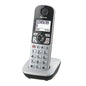 Panasonic KX-TGE510 silber-schwarz Komfort-Senioren-Telefon, schnurlos