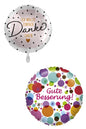 Luftballon - Danke / G. Besserung - Folie 43-86cm inkl. Heliumfüllung