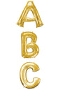 Luftballon - Gold Buchstabe A-Z - Folie 86 cm inkl. Heliumfüllung