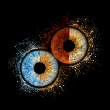 Aufnahme pro Iris inkl. Datei (mit Effekt- bzw. Kunstwerkbearbeitung)