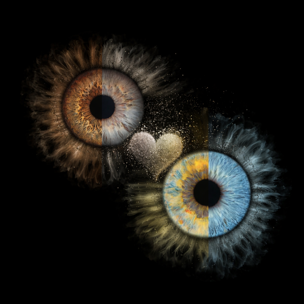 Aufnahme pro Iris inkl. Datei (mit Effekt- bzw. Kunstwerkbearbeitung)