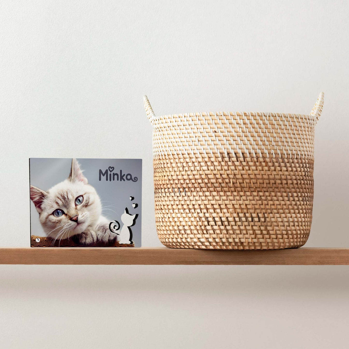 Foto-Aufsteller im Katzendesign